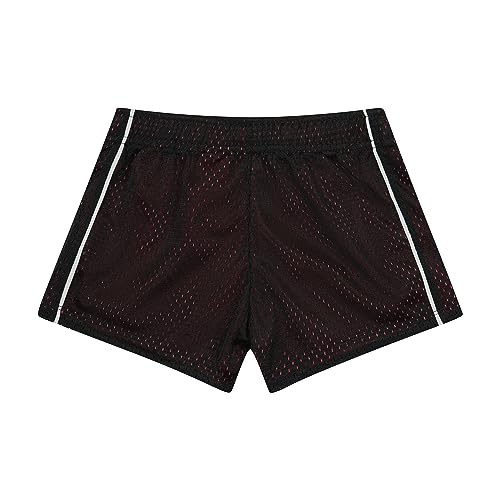 PUMA Girls' Big Active Short, Black, Medium