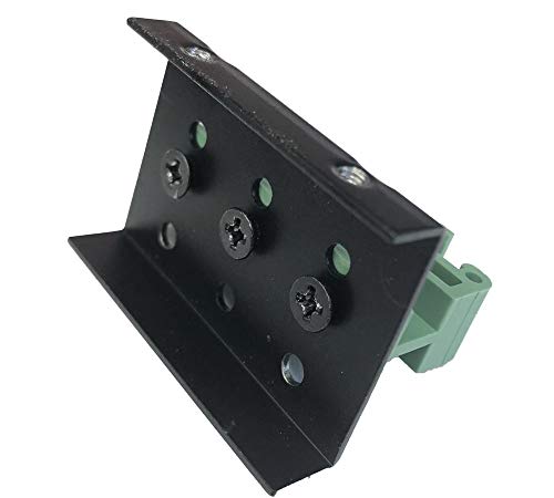 Tycon Systems DIN-ClipKit-Uni Universal Din Rail Mounting Clips With Bracket For Vertical Mounting