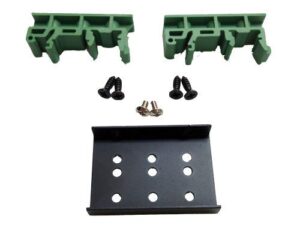 tycon systems din-clipkit-uni universal din rail mounting clips with bracket for vertical mounting