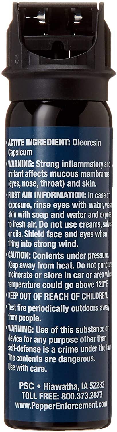 Pepper Enforcement PE1110MF-FT Fogger Pepper Spray 2 Pack - 10% OC Maximum Strength Formula - Emergency Self Defense Personal Protection & Safety (2)