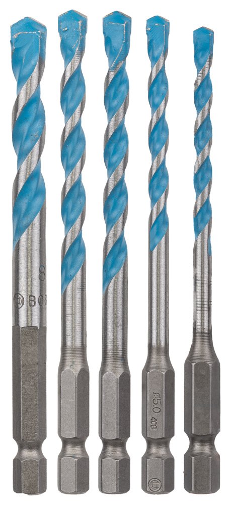 Bosch 2608589530 Multi-Purpose Drill Bit "Hex-9 Multi Construction" Set 5 Pcs