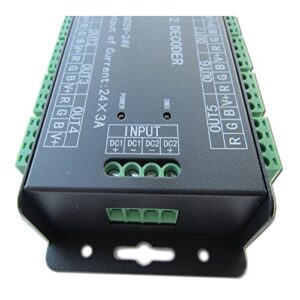 High Power 24 Channel 3A/CH DMX512 Controller Led Decoder Dimmer for Project