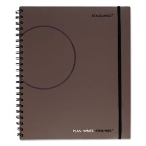 AT-A-GLANCE. Two-Days-Per-Page Planning Notebook, Gray, 8 1/2" x 11" (80620430)