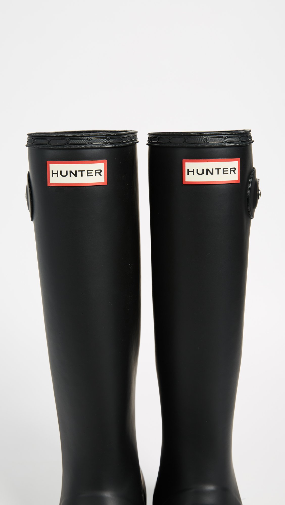 HUNTER Original Tour Packable Boot Black Matte 9 M