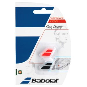 BABOLAT Unisex's Flag Damp X 2 Vibration Dampener, Black/Neon/Red, One Size