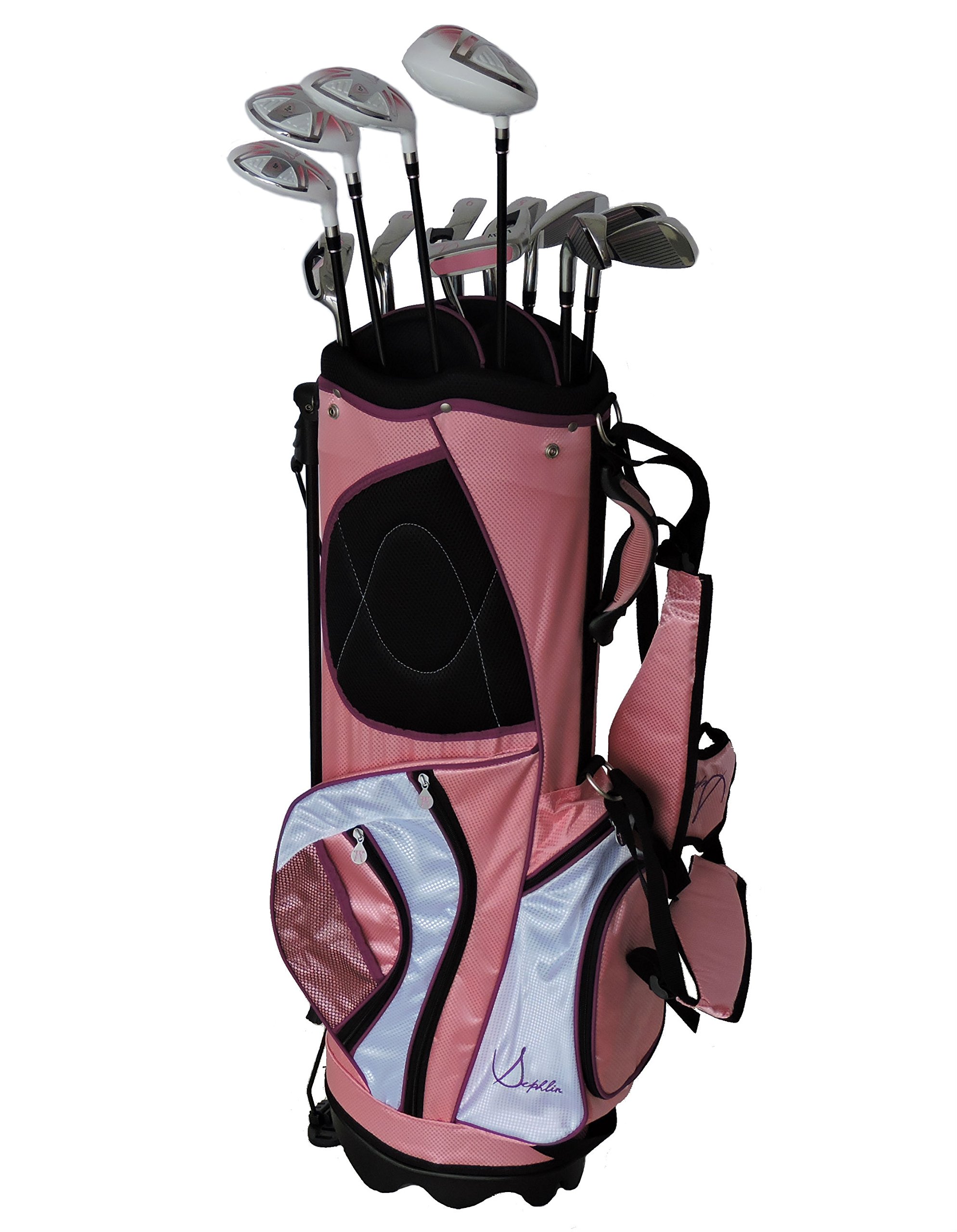 Sephlin Signature Women's Pink Right Hand 13 Pieces Golf Clubs Set & Golf Bag