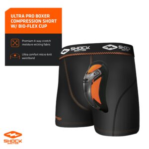 Ultra Pro Boxer Comp Short w/Ultra Cup Blk M/M