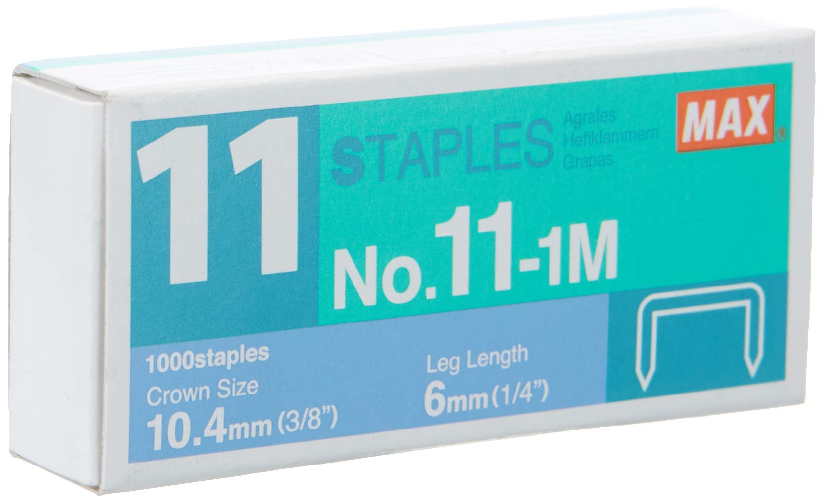 DHP comerpa SLU Max Staples – No. 11, Pack of 10, 1 m