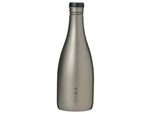 snow peak titanium sake bottle