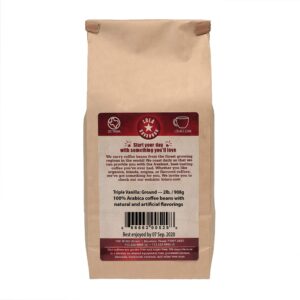 Lola Savannah Triple Vanilla Ground Caffeinated Coffee, 2lb