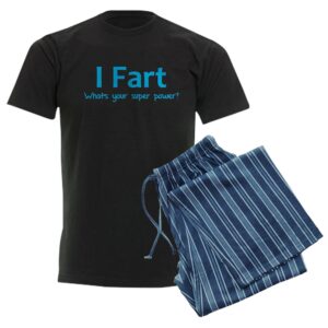 CafePress I Fart What's Your Super Power? Men's Dark Pajam Novelty Men's Pajama Set, Comfortable PJ Sleepwear