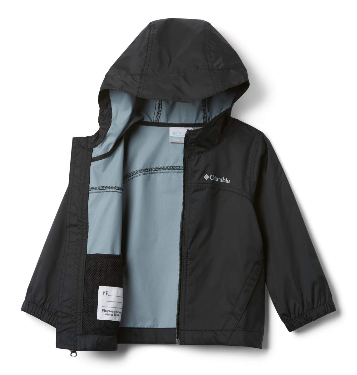 Columbia Toddler Boys Glennaker Rain Jacket, Black, 4T