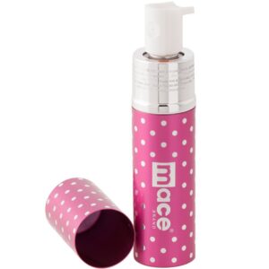 Mace Brand Self Defense Police Strength Pepper Spray Polka-Dots Purse Model