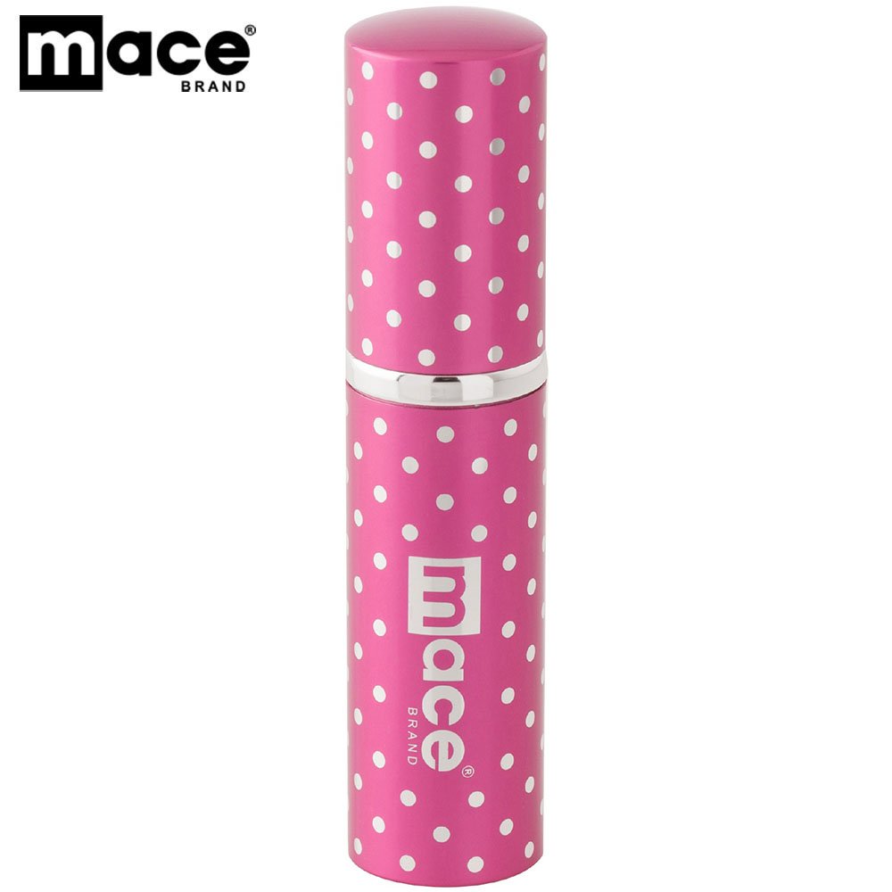 Mace Brand Self Defense Police Strength Pepper Spray Polka-Dots Purse Model