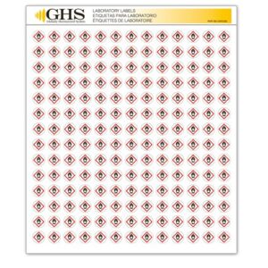 GHS/HazCom 2012: Hazard Class Pictogram Label, Flame Circle, 1/2" each (Pack of 1820)