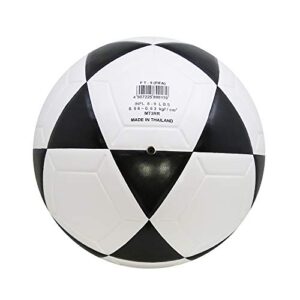 MIKASA Ball Pro 5 Ft-Foot-Volleyball, Black/White, 5–1301