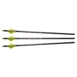 excalibur quill illuminated arrows (pack of 3), black, 16.5"