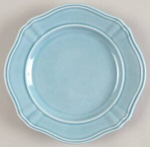 threshold wellsbridge-aqua salad plate, fine china dinnerware