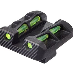 HIVIZ GLLW19 Interchangeable LITEWAVE Rear Handgun Sight for Glock 45 ACP/10mm/45 GAP Green, Red, White