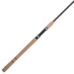 Ugly Stik 9’ Elite Salmon/Steelhead Spinning Rod, Two Piece Salmon/Steelhead Rod, 4-10lb Line Rating, Medium Light Rod Power, Medium Fast Action, 1/8-5/8 oz. Lure Rating,Cream & Black