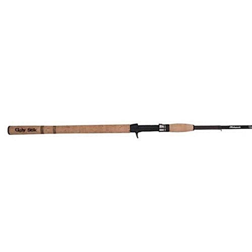 Shakespeare Ugly Stik 10’6” Elite Salmon/Steelhead Casting Rod, Two Piece Salmon/Steelhead Rod, 10-20lb Line Rating, Medium Heavy Rod Power, Medium Fast Action, 1/2-1 1/2 oz. Lure Rating