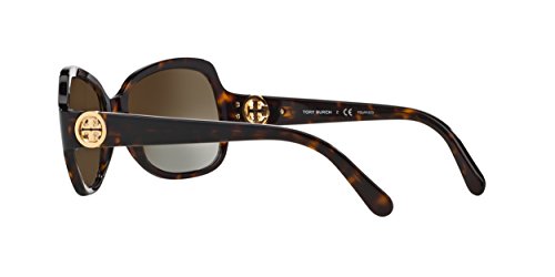 Tory Burch Women's 0TY7059 Sunglasses, Dark Tortoise