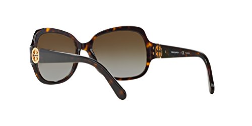 Tory Burch Women's 0TY7059 Sunglasses, Dark Tortoise