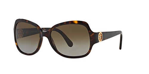 Tory Burch Women's 0TY7059 Sunglasses, Dark Tortoise