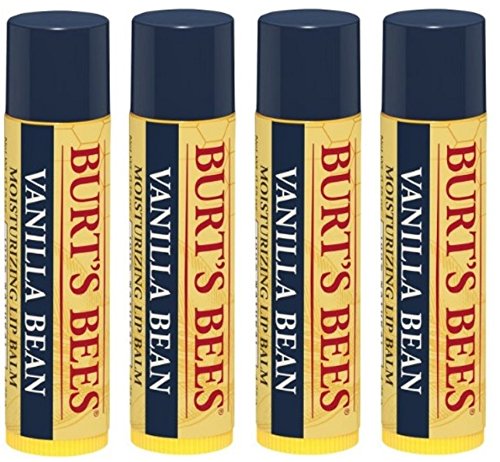 Burts Lip Balm Vanilla Be Size .15z Burts Lip Balm Vanilla Bean .15z, Pack of 4