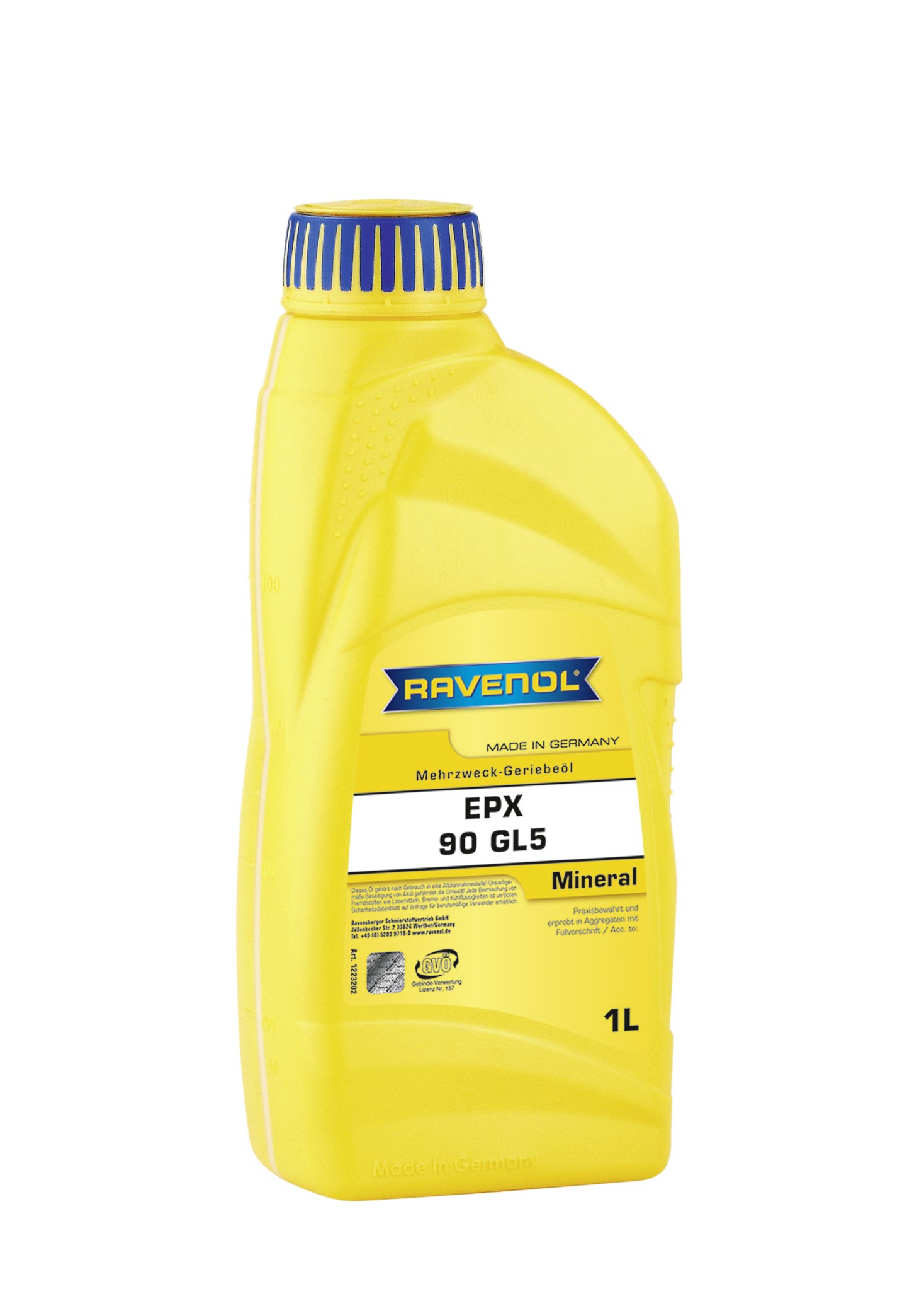 RAVENOL J1C1135-001 SAE 90w EPX Gear Oil API GL-5 (1 Liter)