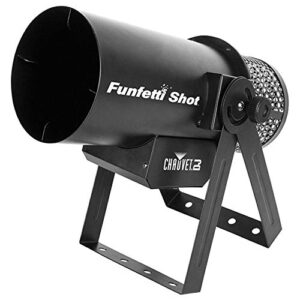 CHAUVET DJ FunFetti Shot Professional Confetti Launcher w/Wireless Remote for Concerts, Parties, and Special Events