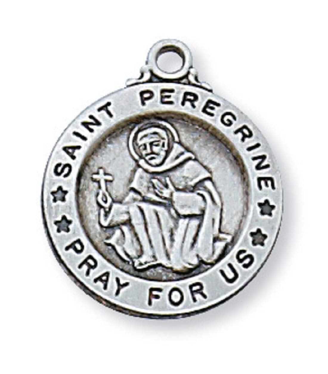 Mcvan Mfg. Women's St. Peregrine Medal with Prayer Card