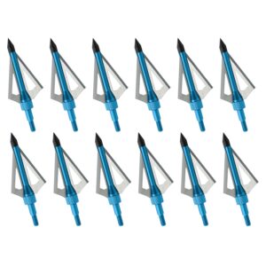 kly-archery hunting arrows hunting broadheads 3 blade arrow archery compound bow beast aftershock(12pcs)