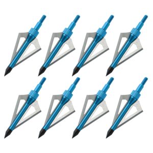 KLY-Archery Hunting Arrows Hunting Broadheads 3 Blade Arrow Archery Compound Bow Beast Aftershock(12pcs)