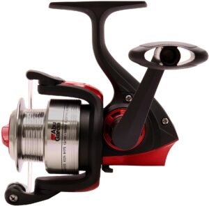 abu garcia cardinal 50, fishing reel, spinning reels, allround fishing,freshwater or saltwater, unisex, black, 40 | left hand/right hand