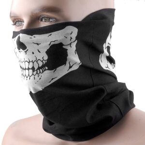 Hitaocity Skull Face Multi Use Face Mask Scarf Head Wrap