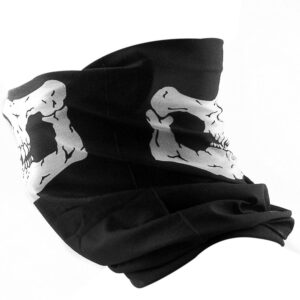 Hitaocity Skull Face Multi Use Face Mask Scarf Head Wrap