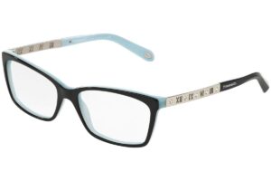 tiffany - atlas tf 2103b, geometric, acetate, women, black turquoise (8055), 53/16/140