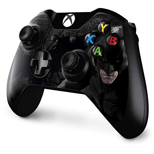 Skinit Decal Gaming Skin compatible with Xbox One Controller - Officially Licensed Warner Bros Batman in Black Design