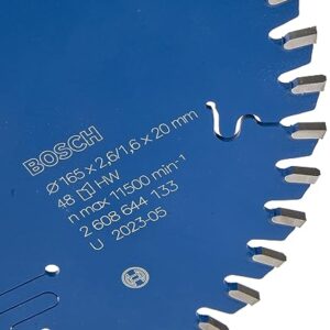 Bosch 2608644133 EXTRH 6.5" x 20mm 48T Circular Saw Blade Top Precision