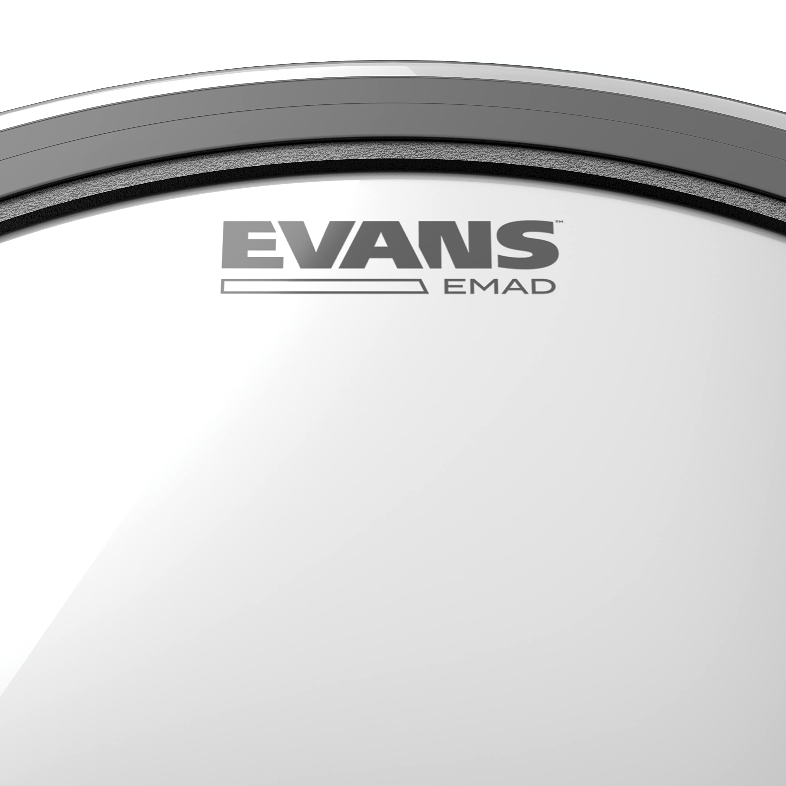 Evans EMAD Clear Tom Hoop Drum Head, 16 Inch