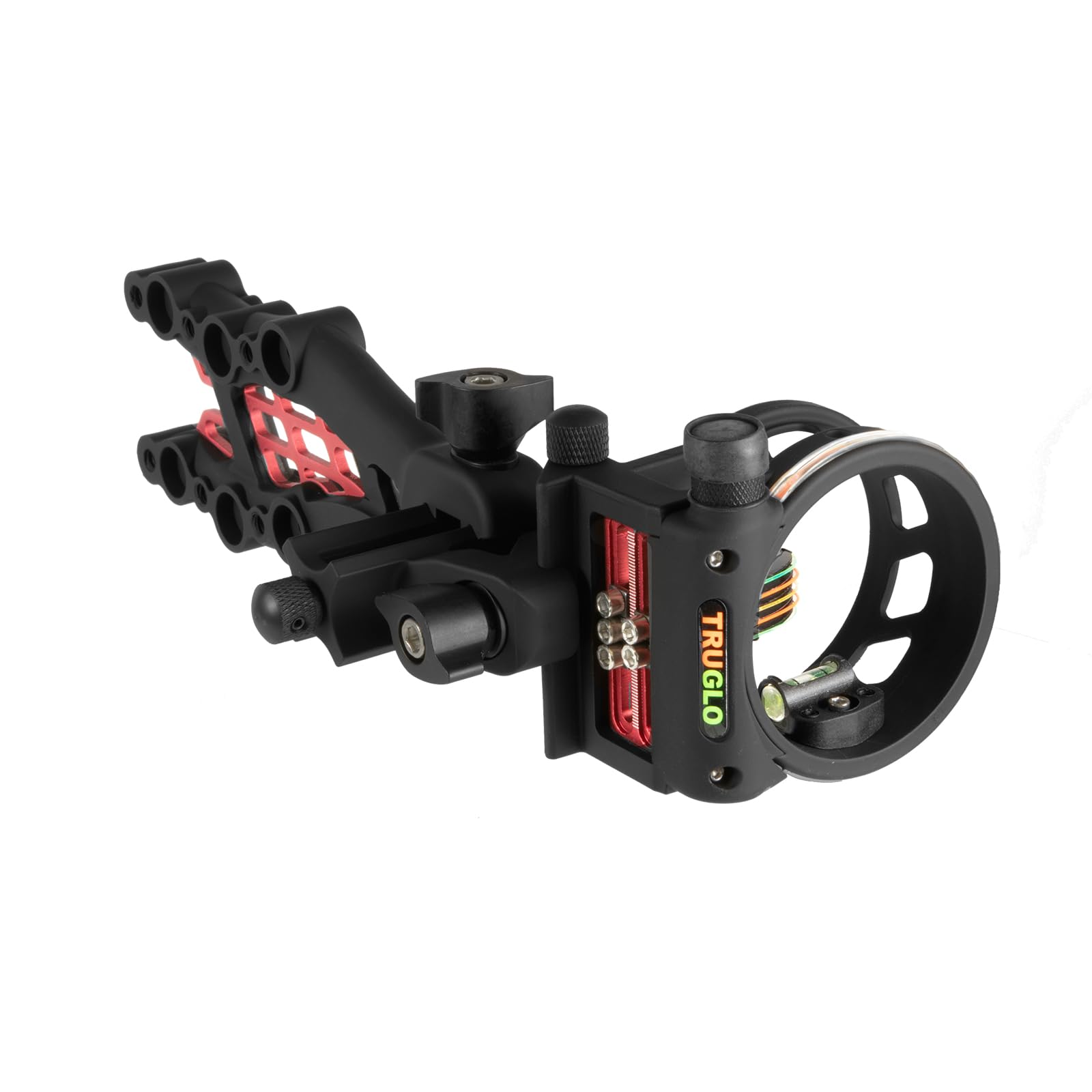 TRUGLO Carbon Hybrid Ultra Lightweight Micro-Adjustable 5-Pin Hunting Bow Sight, Black