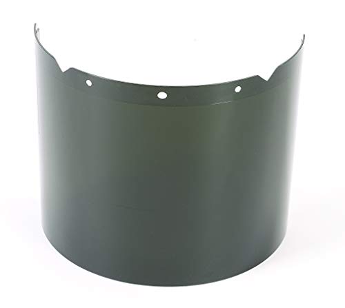 MSA 10115861 V-Gard Polycarbonate Visor, Molded, Shade 5 IR, 8" x 17" x 0.098"