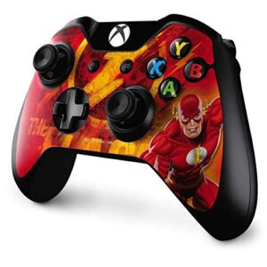 Skinit Decal Gaming Skin compatible with Xbox One Controller - Officially Licensed Warner Bros Ripped Flash Design