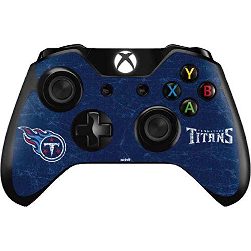 Skinit Decal Gaming Skin compatible with Xbox One Controller - Officially Licensed NFL Tennessee Titans Distressed Design