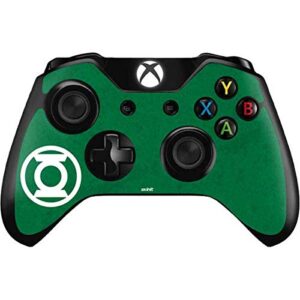 skinit decal gaming skin compatible with xbox one controller - officially licensed warner bros green lantern logo green design