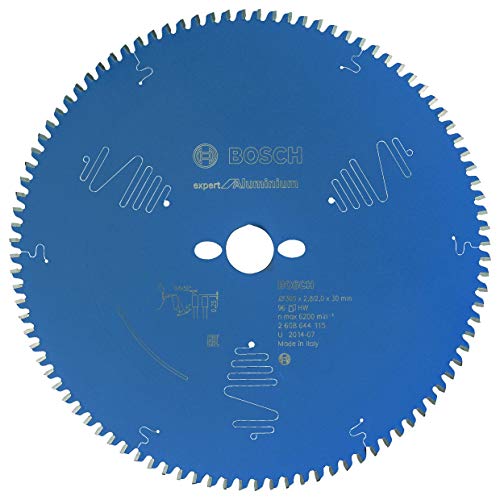 Bosch Professional 2608644115 Circular Saw Blade Expert for Aluminium-Outer Diameter 305 mm-Bore Size 30 mm-96 Teeth