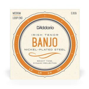 D'Addario EJ63i 12-36 Nickel Irish Tenor Banjo String