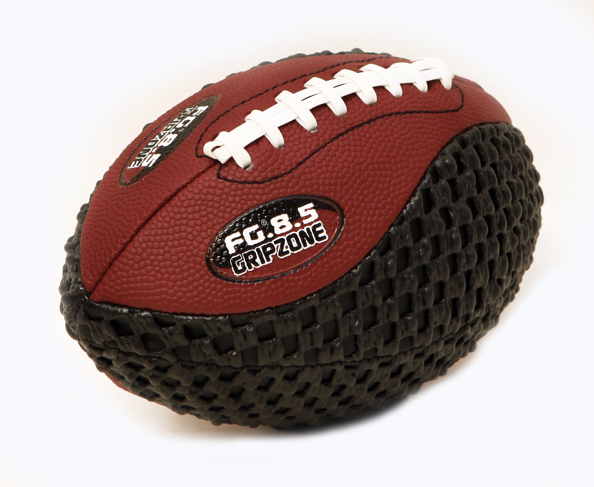 fun gripper Grip Zone 8.5 inch Pee Wee Football -Traditional, Black, Brown, Kids Perfect gripping Footballs by: Saturnian I P.E Supplier