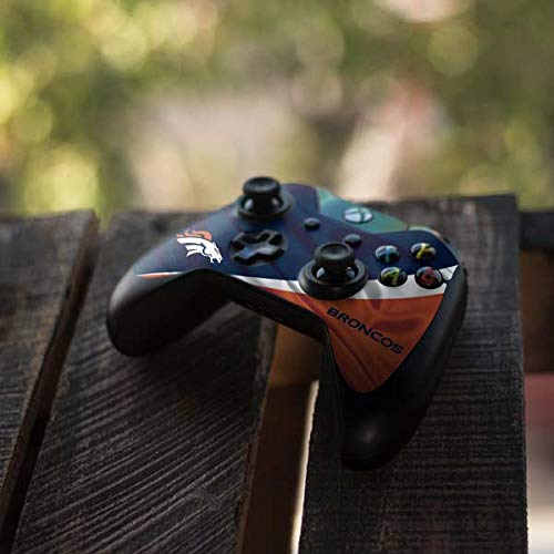 Skinit Decal Gaming Skin compatible with Xbox One Controller - Officially Licensed NFL Denver Broncos Design